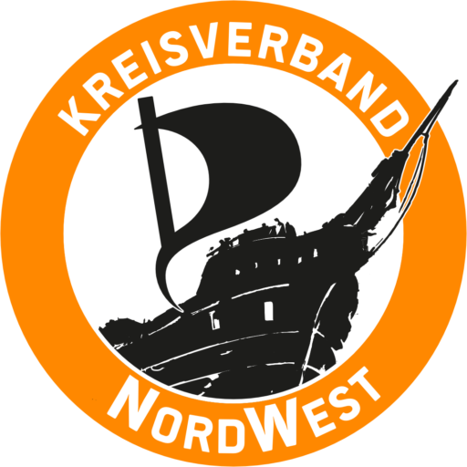 Das aktuelle Logo der Piraten Partei Kreisverband Nordwest, Oldenburg und Oldenburger Land